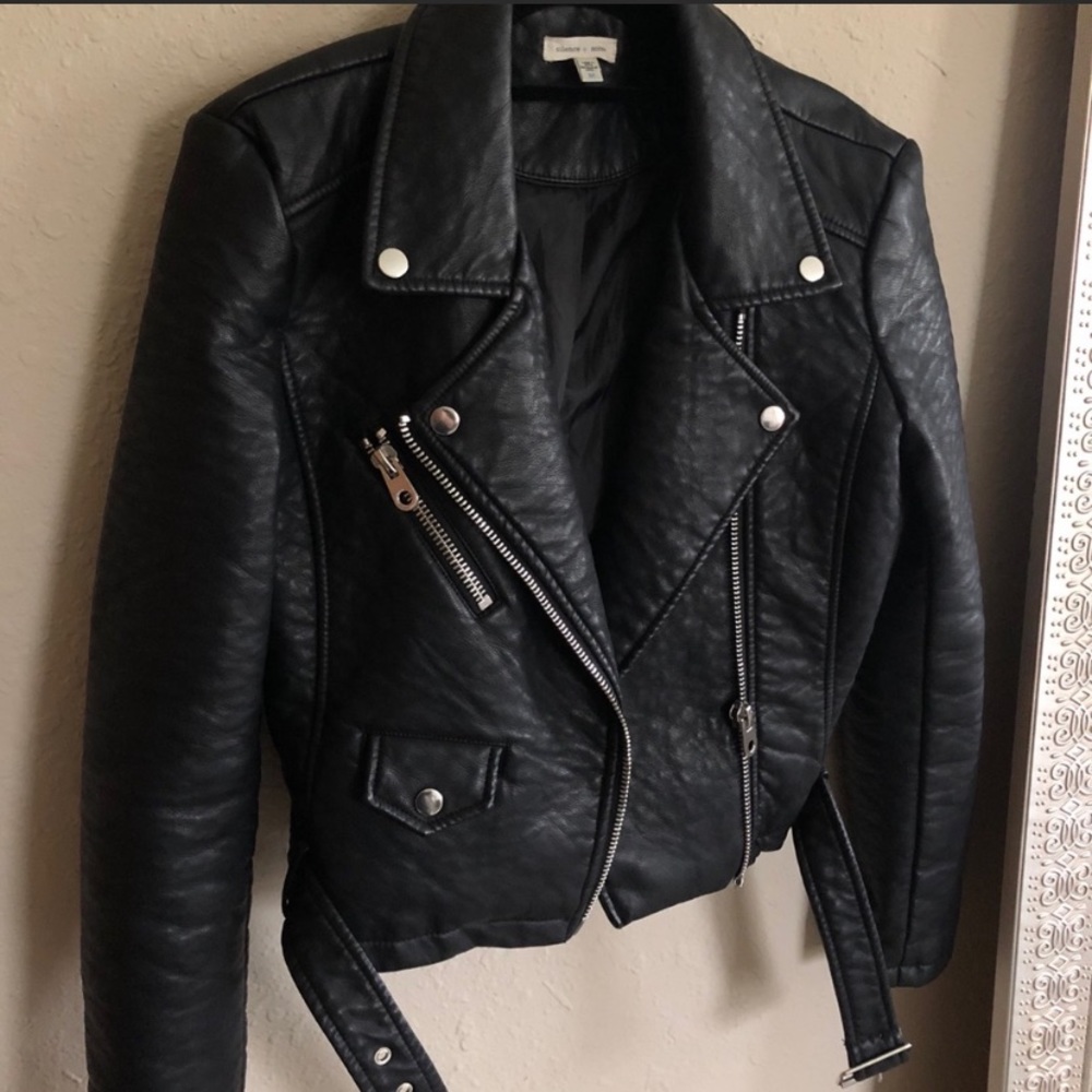 Silence and Noise Leather Jacket